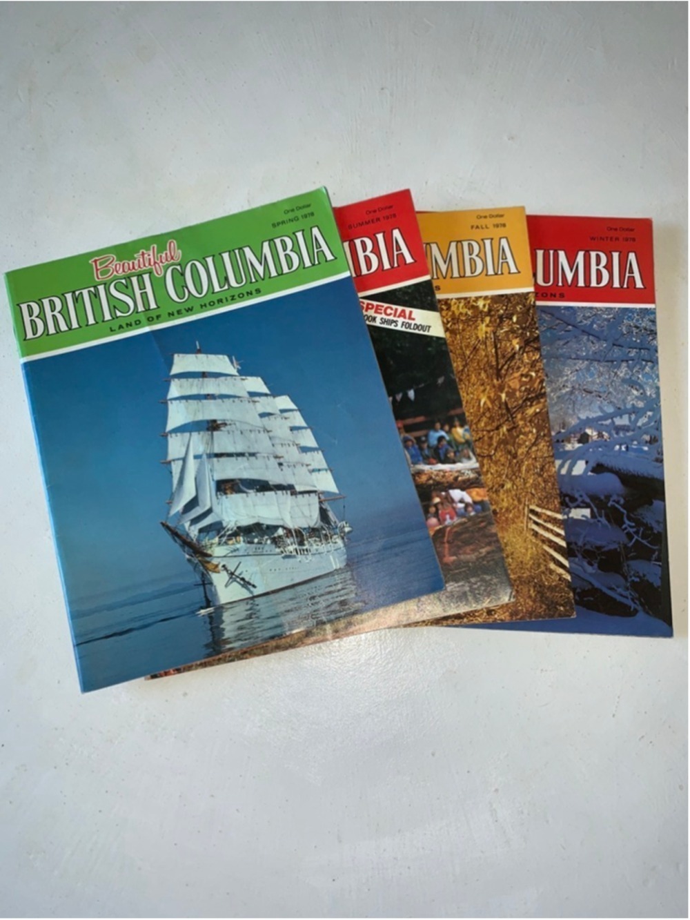 Beautiful British Columbia 1978 Set of 4 seasons